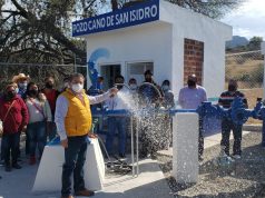 Alcalde Rómulo García Cabrera entrega obras hidráulicas en Cano de San Isidro
