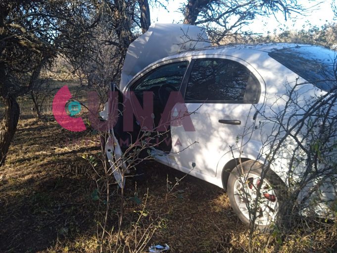 Mujer sale de carretera y se impacta contra árbol en la carretera Pozos-San José