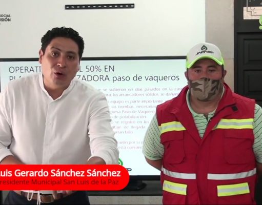 Tras días de desabasto de agua, alcalde anuncia averías en la Planta Potabilizadora y soluciones