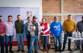 Productores agrícolas ocampenses reciben insumos