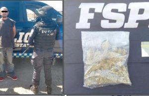 Sujeto detenido con drogas