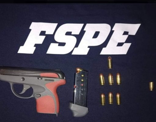 Detienen en Victoria a un masculino por portación de arma de fuego y cartuchos útiles