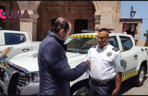 Estrenan patrullas con recurso de 2.8 millones de pesos