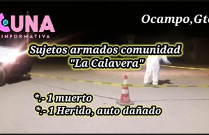 Disparan contra varias personas en la comunidad de La Calavera