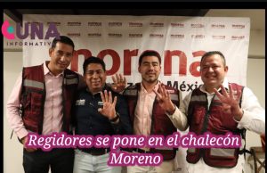 Regidores se ponen el chalecón Moreno