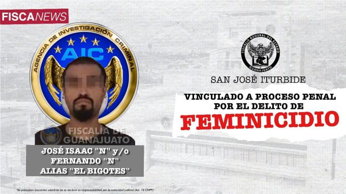 Capturan a presunto feminicida en San José Iturbide