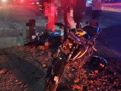 Conductor arrolla a dos motocicletas en la carretera San Luis-Mineral de Pozos