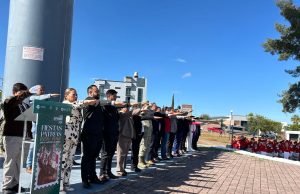 Autoridades dolorense y estudiantes recuerdan a los Niños Héroes de Chapultepec