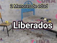 Liberan a dos menores de edad
