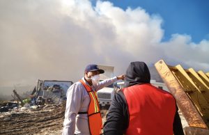 Administración ludovicense atiende contingencia sanitaria en el tiradero municipal