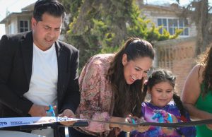 Gobernadora y Presidente Municipal entregan Calle Prol. Ocampo Sur en Doctor Mora