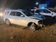 Conductor choca a vehículo en Libramiento Sur, se da a la fuga y es detenido en la Exhacienda de Jesús