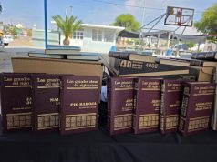 Rotary International dona acervo bibliográfico a los Bachilleratos Integrales BIG del noreste de Guanajuato
