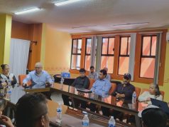 Alcalde Santacatarinense se reune con comités de agua potable y delegados de 3 comunidades para definir acciones